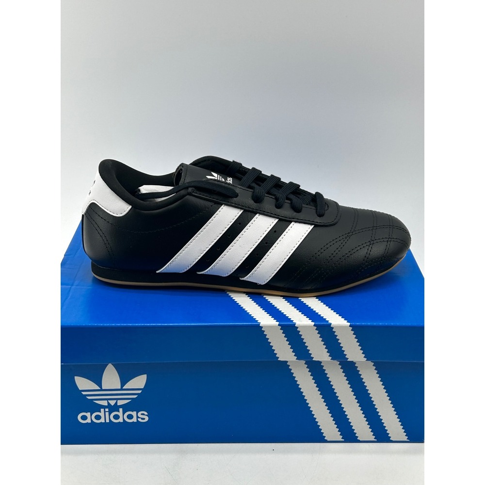 Adidas Taekwondo Lace J Kids 5.5 Black White Gum JR6807 New Sneakers